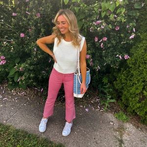 Zara Plaid Pants ❤️🤍